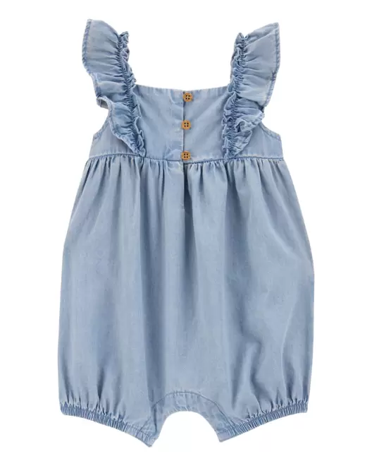Oferta de Jumpsuit Chambray Con Olanes Carter's por $314 en Carter's