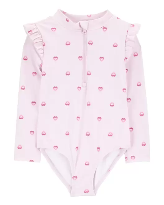Oferta de Traje De Baño De 1 Prenda Con Corazón Oshkosh B'Gosh por $419 en Carter's