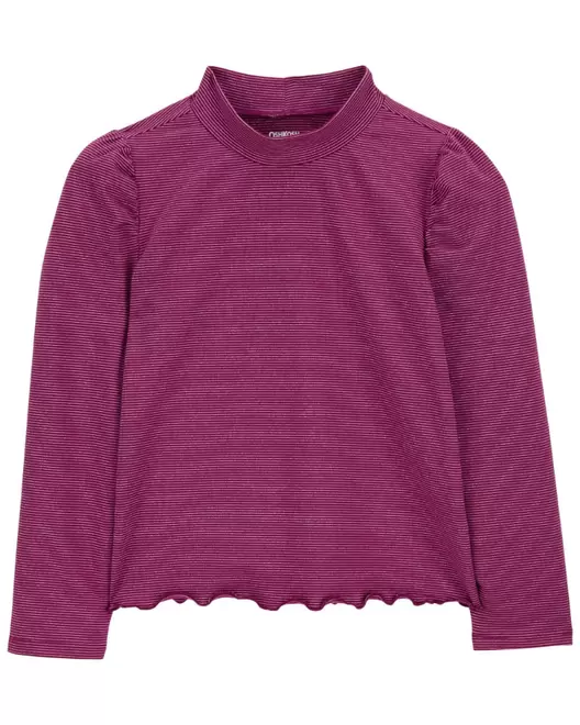 Oferta de Playera De Cuello De Tortuga Dobladillo Fruncido Oshkosh B'Gosh por $239 en Carter's