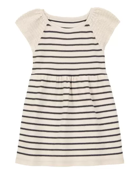 Oferta de Vestido Tejido De Punto Con Rayas Oshkosh B'Gosh por $454 en Carter's