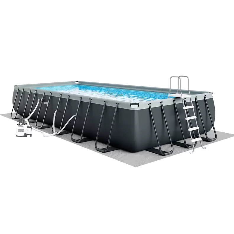 Oferta de Piscina Rectangular Ultra Xtr 26363Eh Con Bomba, Escalera, Paño De Tierra y Cubierta 7.32m x 3.6m X 1.32m por $29999 en Chapur