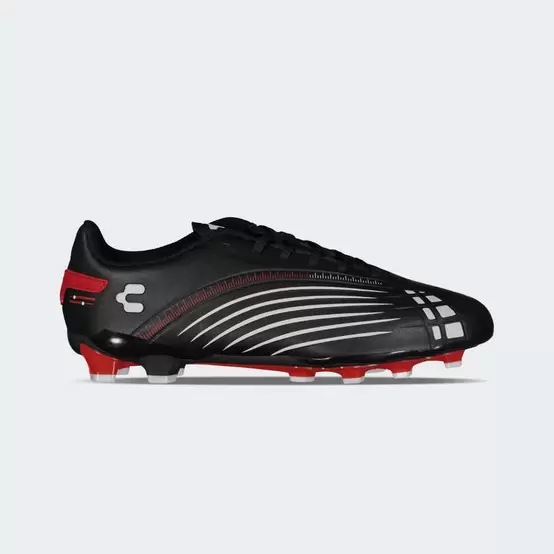 Oferta de Tachones Charly Stingr Fútbol Soccer color Negro Rojo para Hombre por $999 en Charly