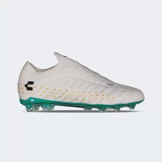 Oferta de Tachones Charly Zinetik PFX Fútbol Soccer color Blanco Aqua para Hombre por $1 en Charly