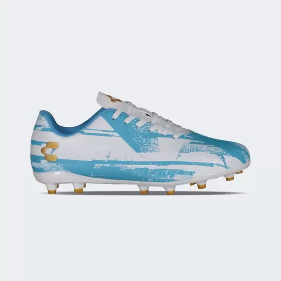 Oferta de Tachones Charly Grasshopper 6.0 Fútbol Soccer color Blanco Azul para Hombre por $899 en Charly