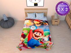 Oferta de Cobertor Individual Export Silk Super Mario Bros por $245 en Colap La Palestina