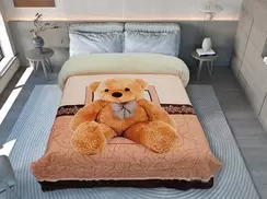 Oferta de Edredón Serenity Matrimonial Teddy Café por $525 en Colap La Palestina