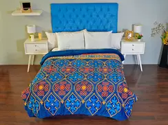 Oferta de Edredón Matrimonial Serenity Peon Azul por $525 en Colap La Palestina