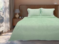 Oferta de Colcha Durazno Matrimonial Verde Menta por $299 en Colap La Palestina