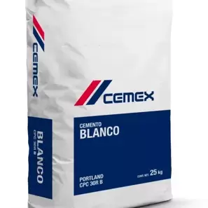 Oferta de Cemex, Cemento Blanco Cpc30Rb, Saco 50 Kg, Tonelada por $8122.5 en Construrama