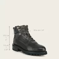 Oferta de Botín urbano en piel genuina de mantarraya para caballero por $4676 en Cuadra