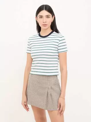 Oferta de Playera a Rayas Verdes y Blancas por $139 en Cuidado con el Perro