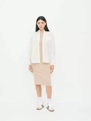Oferta de Vestido Rib Tirantes Beige por $259 en Cuidado con el Perro