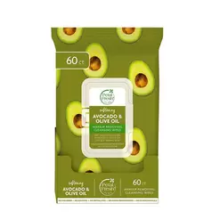 Oferta de Toallas faciales avocado olive oil softening protect, petal fresh 60 pzas por $95 en Dax