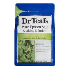 Oferta de Sales epsom de eucalipto, dr. teal's 1.36 kg por $129.9 en Dax