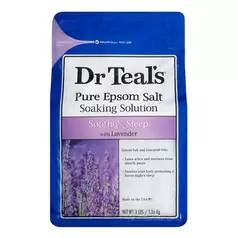 Oferta de Sales epsom de lavanda, dr. teal's 1.36 kg por $129.9 en Dax