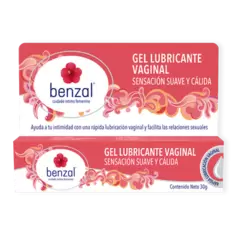 Oferta de Gel lubricante vaginal sensación suave y cálida benzal 30 g por $87 en Dax