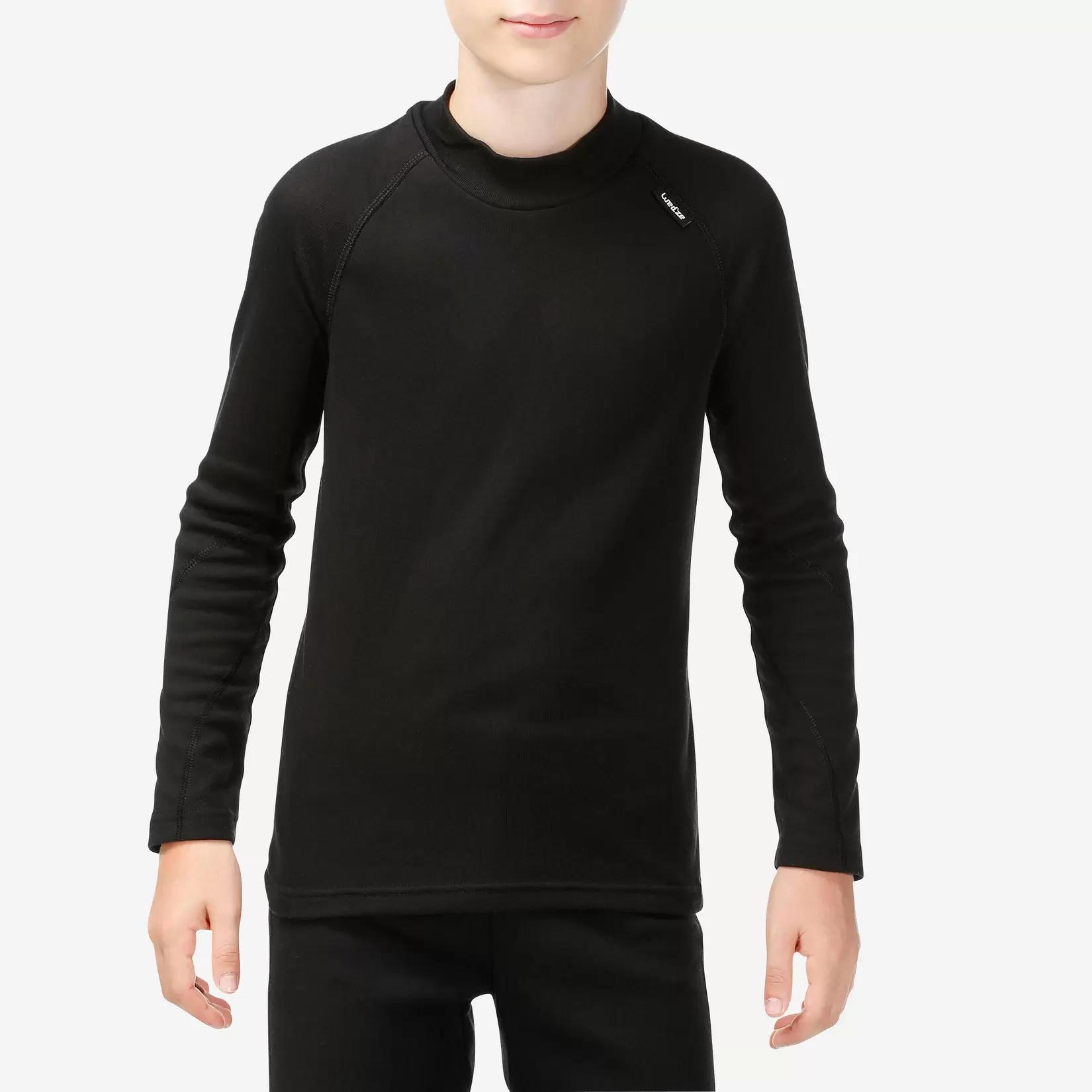 Oferta de Playera térmica de esquí para niños - BL 100 - Negro por $150 en Decathlon