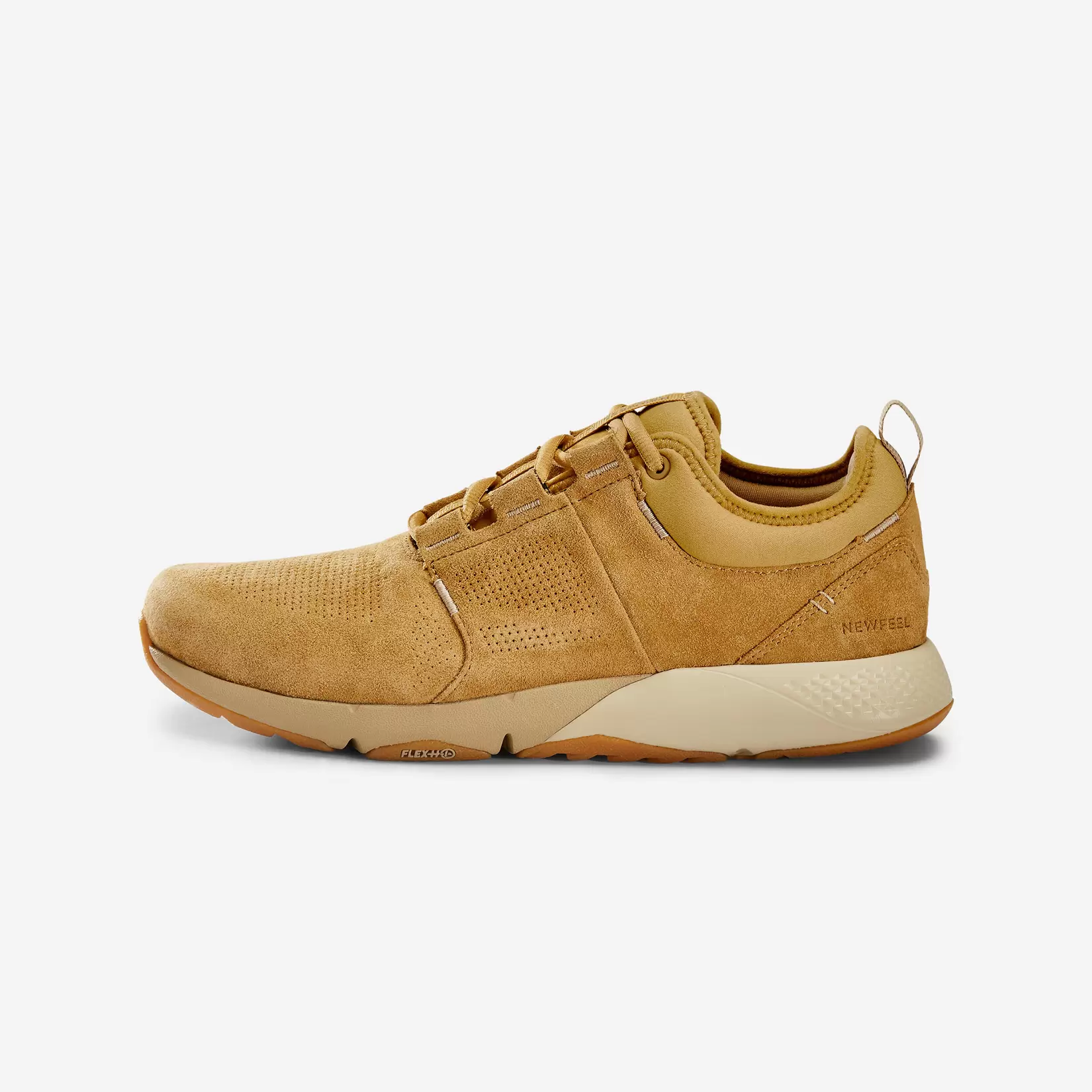 Oferta de Tenis de marcha urbana leather camel piel para hombre - Actiwalk Comfort por $800 en Decathlon