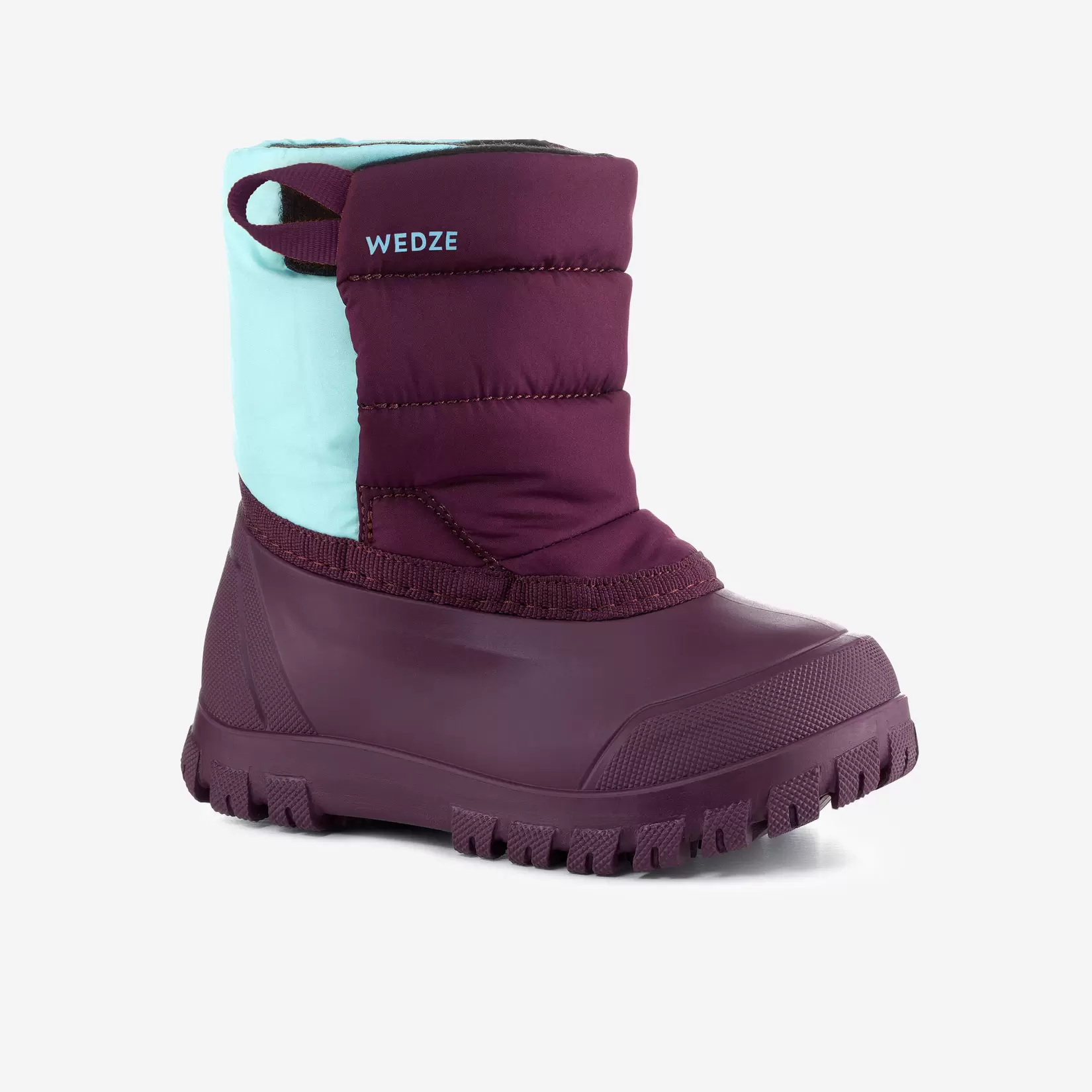 Oferta de Botas de nieve bebé, Descansos bebé, WARM Morado turquesa por $390 en Decathlon