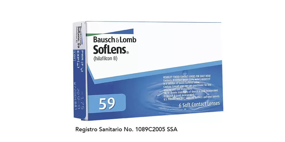 Oferta de Lente de contacto Soflens 59 Miopía e Hipermetropía por $599 en Devlyn