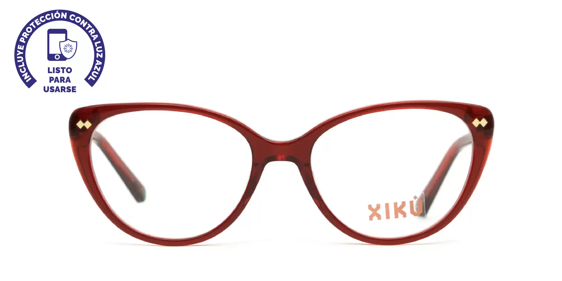 Oferta de Lente Oftálmico para Mujer Xikú eco Nochebuena Rojo por $3899 en Devlyn