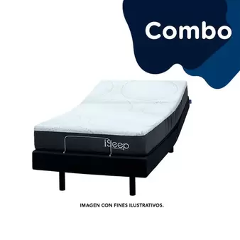 Oferta de Combo Base Eléctrica Ezy Flex + Colchón Wind por $28939 en Don Colchón