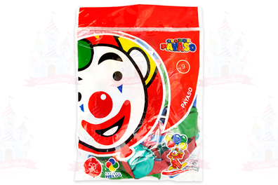 Oferta de GLOBO PAYASO #9 100/50 PZS por $41.5 en El Castillo del Dulce