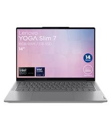 Oferta de Laptop Lenovo Yoga 7 Slim, 14", Intel Core Ultra 5, RAM 16 GB, SSD 1 TB, Luna Gray por $18749.25 en El Palacio de Hierro