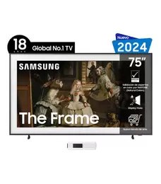 Oferta de Pantalla 75 pulgadas Plana QLED 4K Tizen Frame F-75LS03SCFA75 por $40541.82 en El Palacio de Hierro