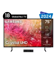 Oferta de Pantalla 75 Pulgadas Plana Crystal UHD 4K Tizen Smart TV DU7010 UN75DU7010FXZX por $15084.96 en El Palacio de Hierro