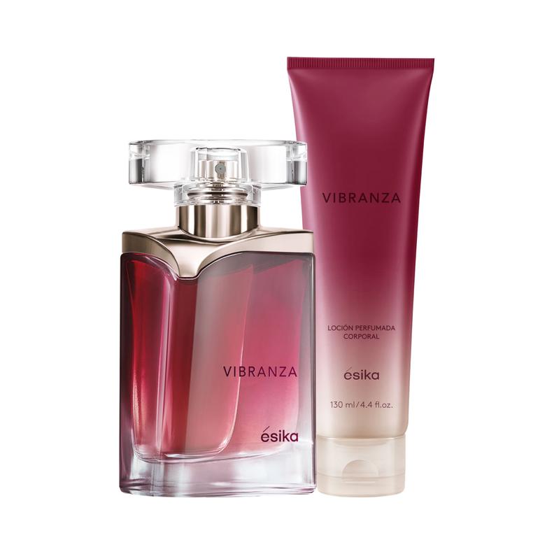 Oferta de Set Perfume de Mujer + Loción Perfumada Vibranza por $450 en Ésika