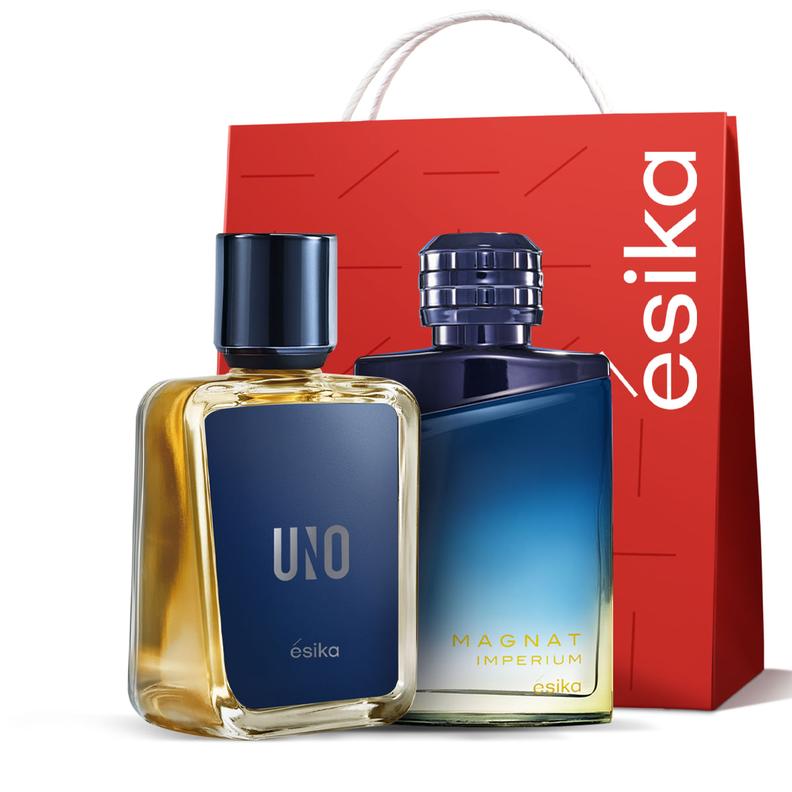 Oferta de Set Perfumes de Hombre Magnat Imperium + UNO por $1215 en Ésika