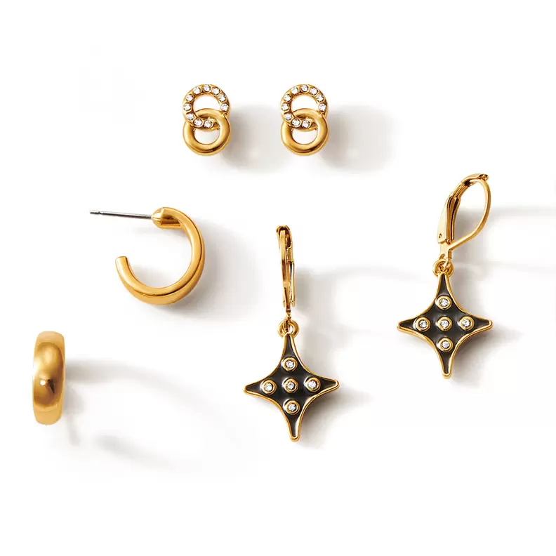 Oferta de Set Aretes x3 Moon Sparks por $620 en Ésika