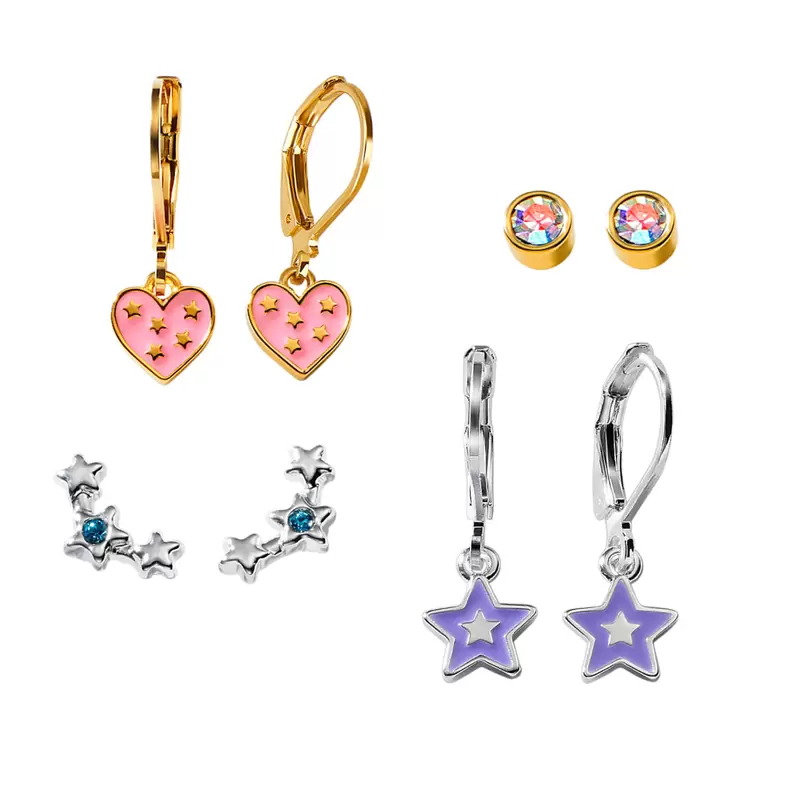 Oferta de Set Aretes x4 Star Child por $490 en Ésika