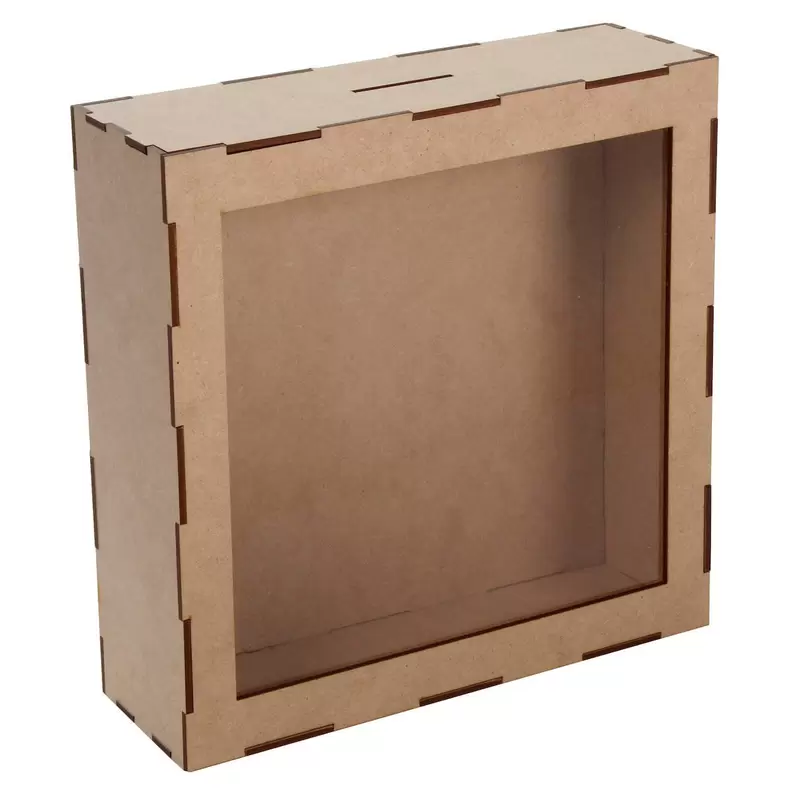 Oferta de  Cajita Alcancía 22x22x7cm 1pz por $114.25 en Fantasías Miguel