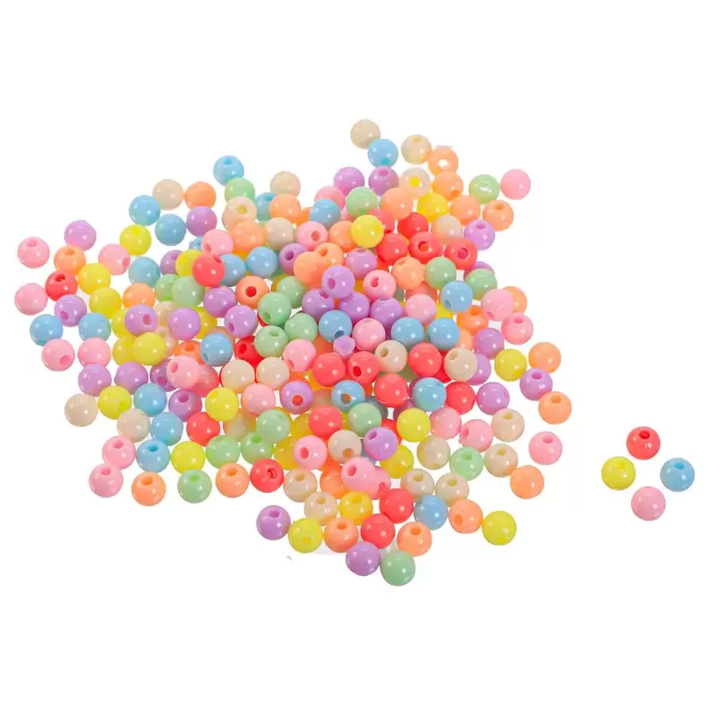 Oferta de  Cuentas Plásticas Color Pastel  25g por $30.2 en Fantasías Miguel