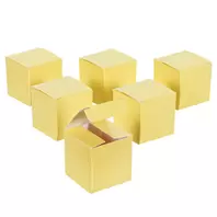 Oferta de Cajita Cuadrada Colores Pastel 4x4x4cm 6pz por $27.02 en Fantasías Miguel