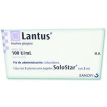 Oferta de LANTUS SOLOSTAR INY 3M por $1350 en Farmacias San Isidro y San Borja