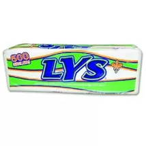 Oferta de LYS SERVILLETAS C/500 por $53.5 en Farmacias San Isidro y San Borja