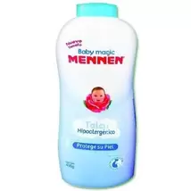 Oferta de MENNEN BABY MAGIC TALC por $84 en Farmacias San Isidro y San Borja