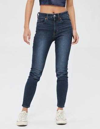 Oferta de Jeans skinny lavado stone wash corte cintura alta para mujer por $909.3 en GAP