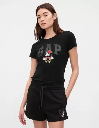 Oferta de Playera manga corta Minnie Mouse cuello redondo para mujer por $559.2 en GAP