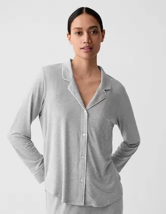 Oferta de Camisa pijama para mujer por $799.2 en GAP