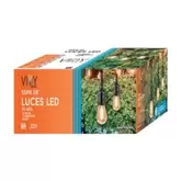 Oferta de SERIE DE LUCES PARA PATIO 7.5 M CON 13 LUCES... por $1061.99 en Hágalo