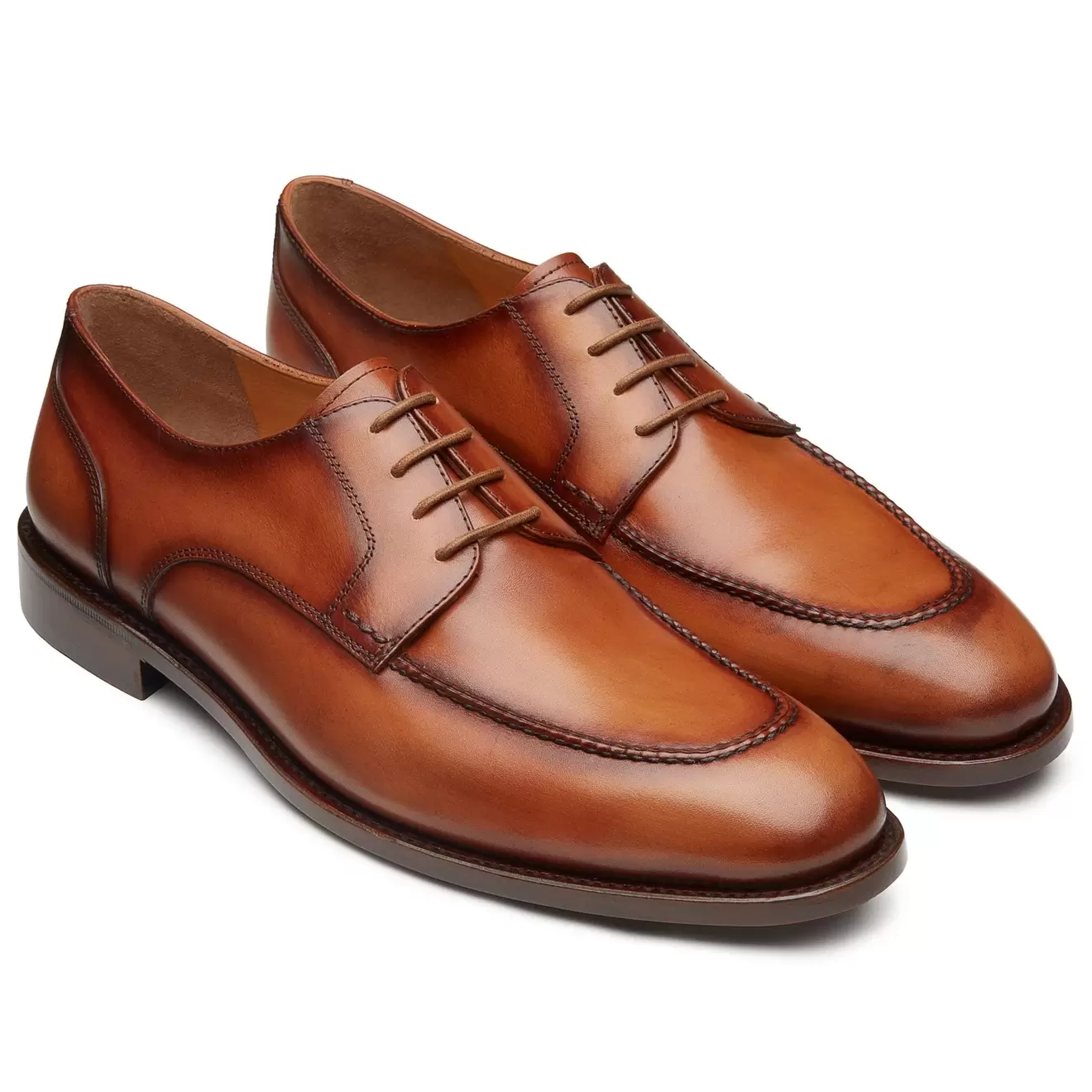 Oferta de Blucher tipo Derby tejido a mano Goodyear Welt por $7700 en Jean Pierre