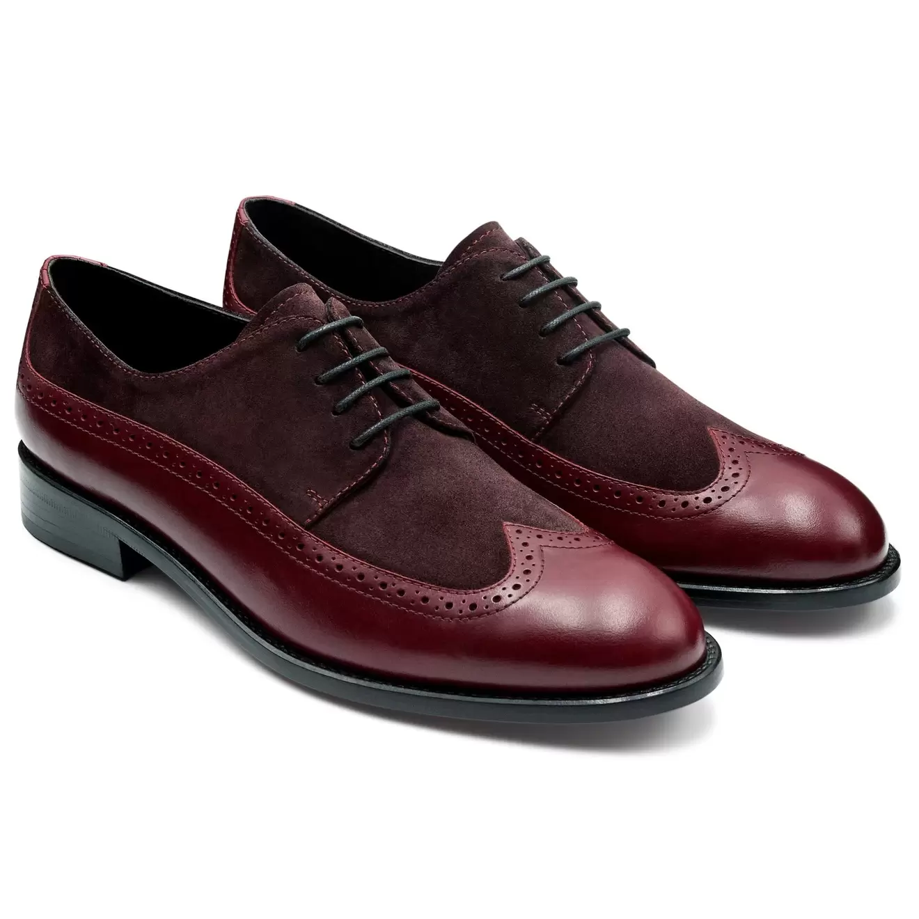 Oferta de Zapatos derbies para dama en gamuza estilo bostoniano por $3119.2 en Jean Pierre
