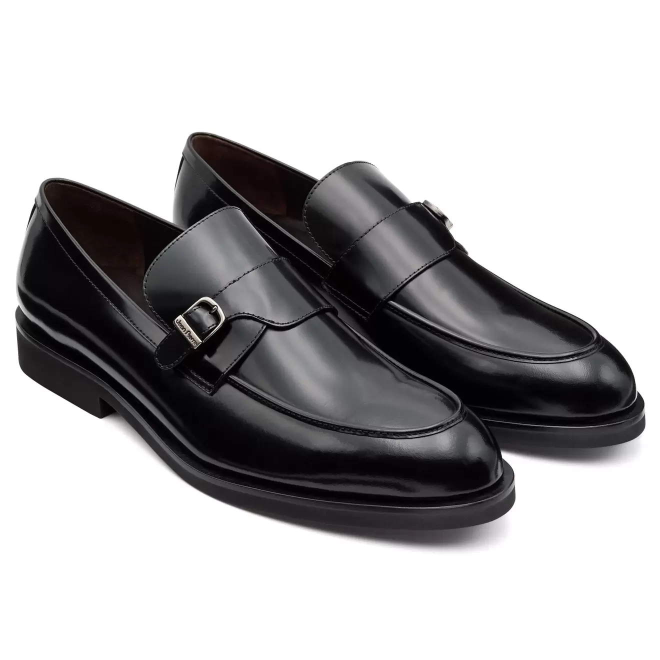 Oferta de Mocasines de piel estilo monk strap para hombre por $3599.2 en Jean Pierre