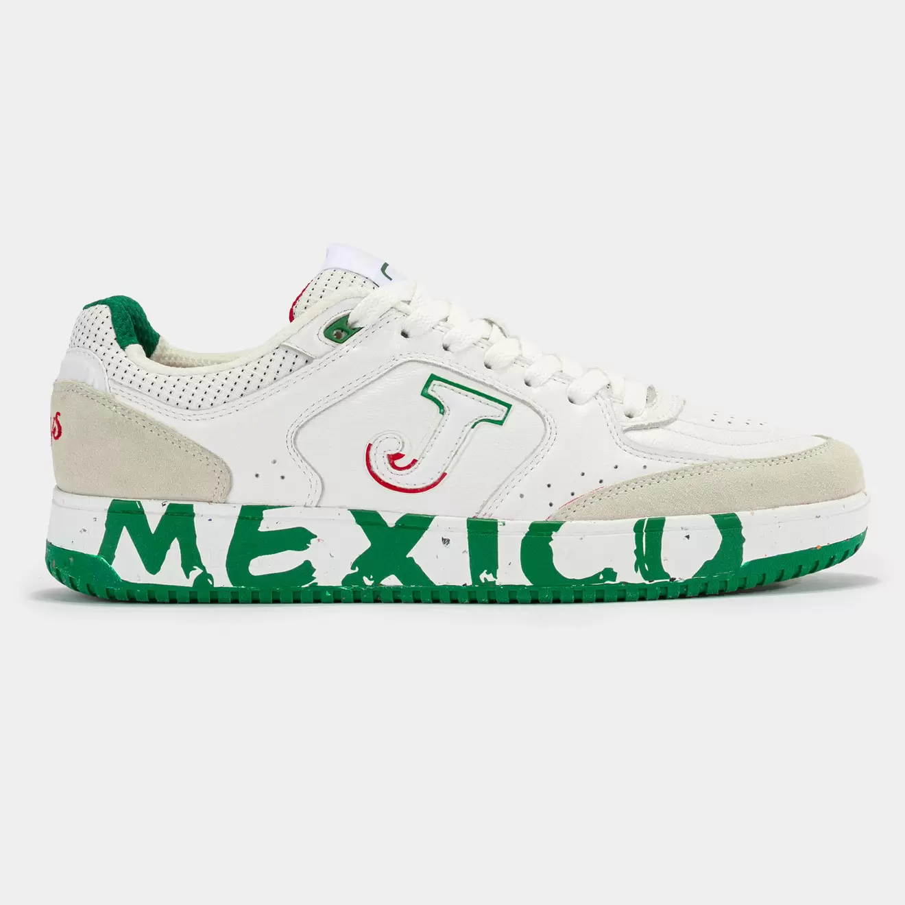 Oferta de Zapatillas casual Flexys 24 México unisex blanco verde por $1999 en Joma