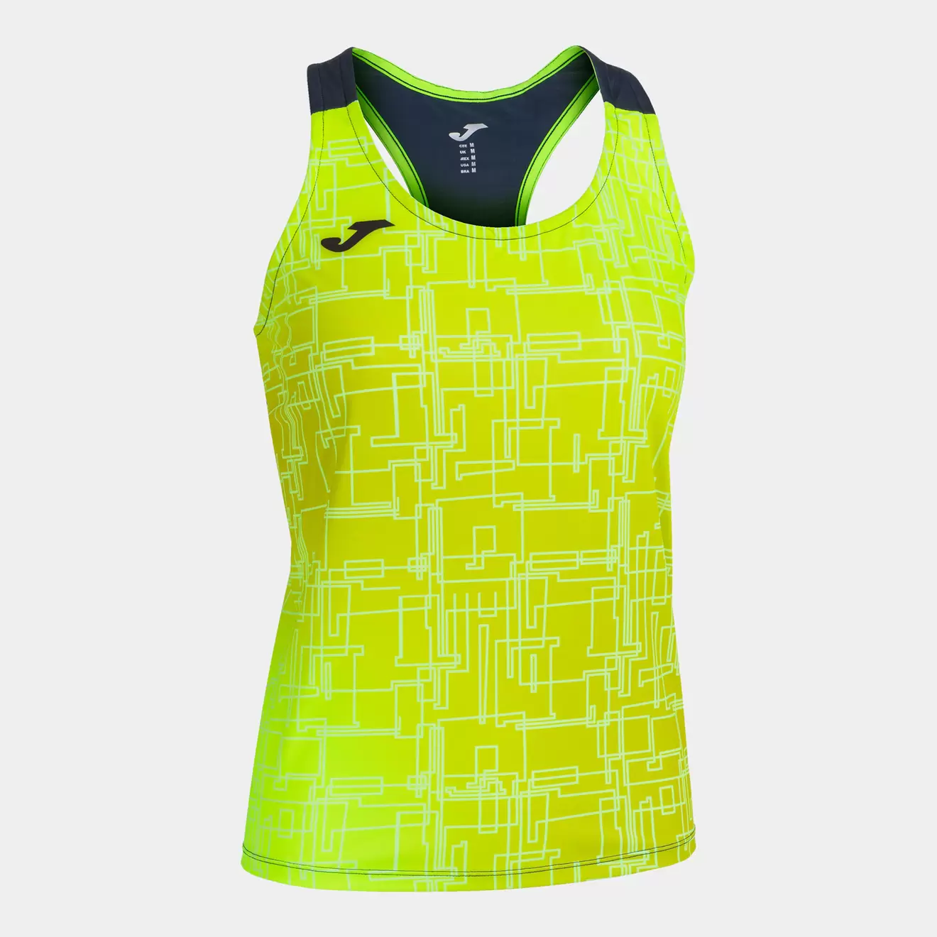 Oferta de Camiseta tirantes mujer Elite VIII amarillo flúor marino por $402.5 en Joma