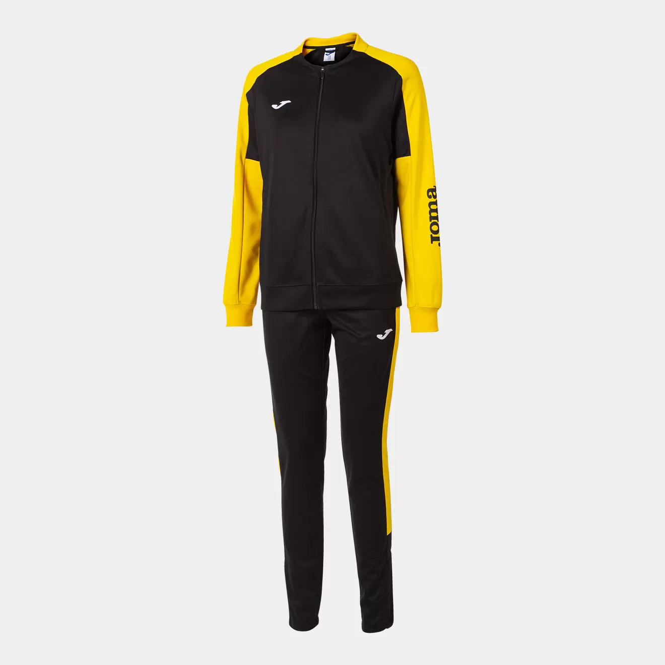 Oferta de Chándal mujer Eco Championship negro amarillo por $1399 en Joma